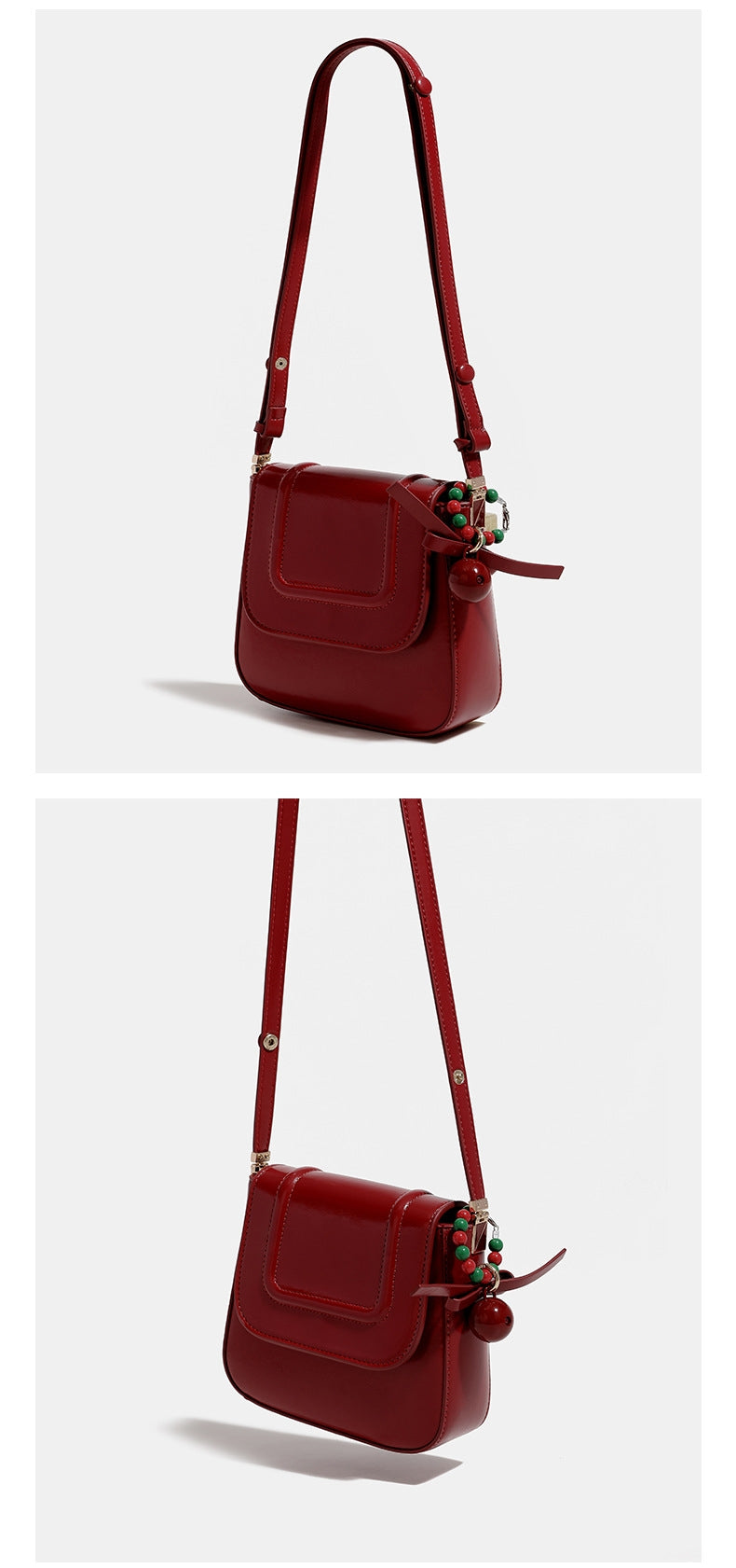 Red Saddle Bag 2024 – Stylish & Versatile Shoulder Crossbody for Fall/Winter