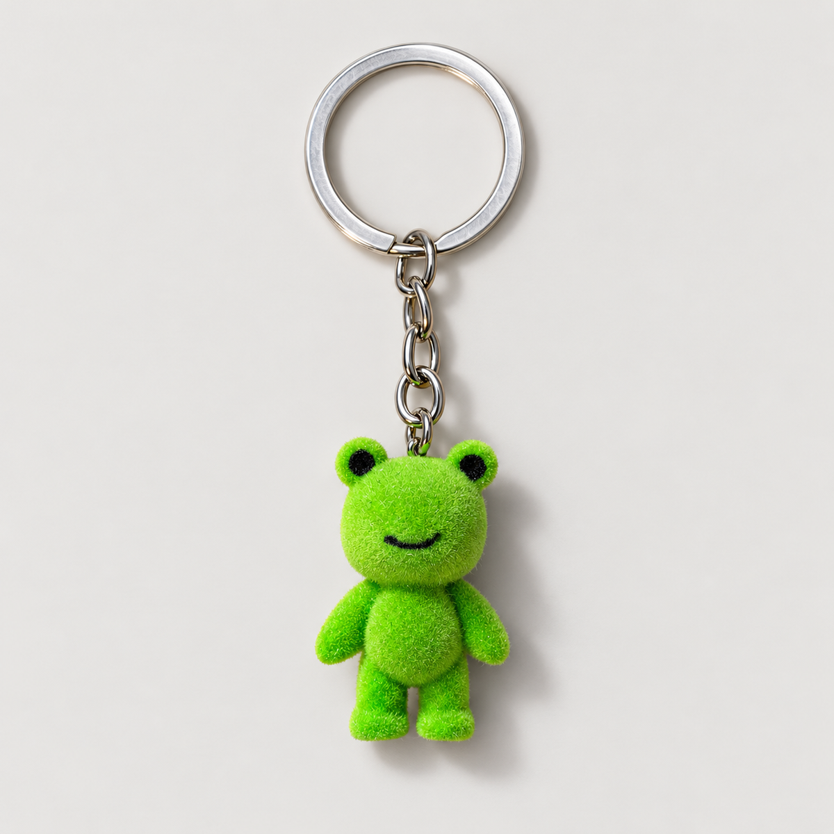 Green frog keyring style