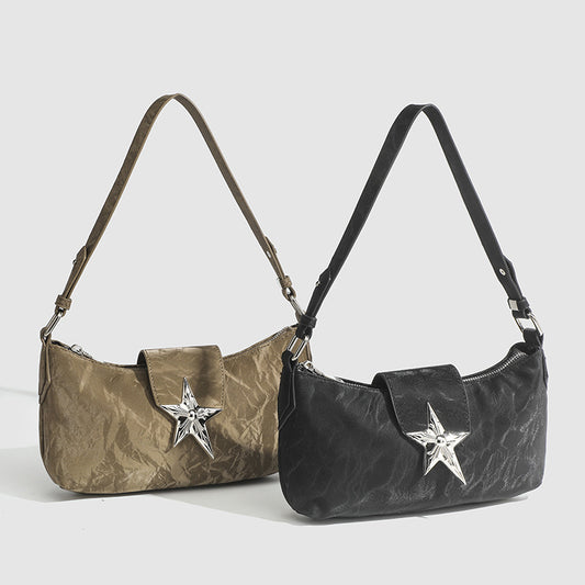 Retro Chic 2024 Underarm Bag – Millennium Girl Handheld & Crossbody Star